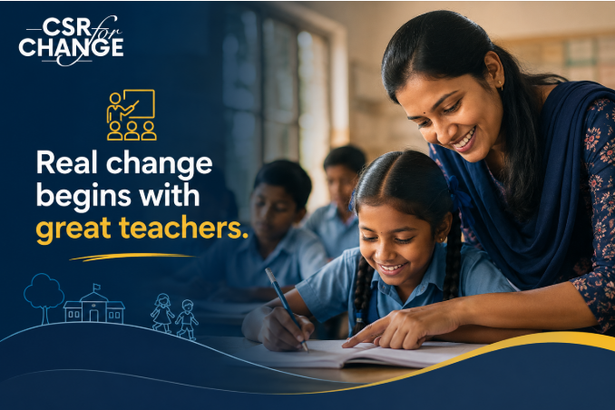 CSR investment in rural education, teacher development, and AI-powered digital learning to create lasting social impact in India