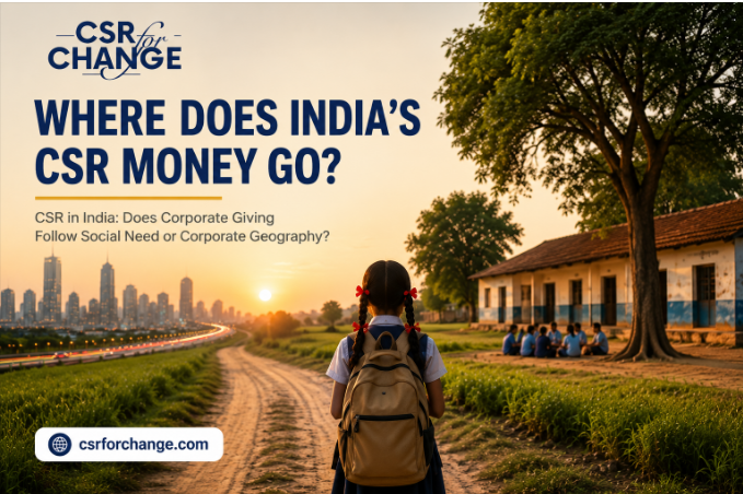 Rural Punjab landscape representing opportunities for CSR investment in education and community development.